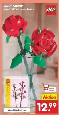 Netto Marken-Discount LEGO Creator Kirschblüten oder Rosen Angebot