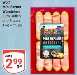 Globus Wolf Mini Berner Würstchen Angebot