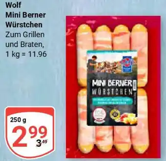 Globus Wolf Mini Berner Würstchen Angebot