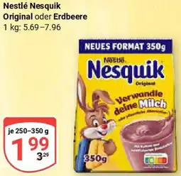 Globus Nestlé Nesquik Original oder Erdbeere Angebot