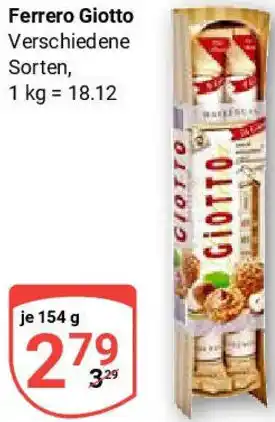 Globus Ferrero Giotto Angebot