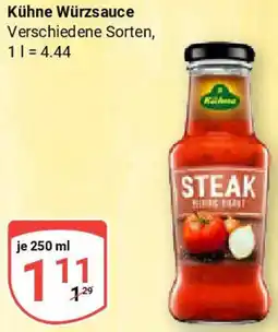 Globus Kühne Würzsauce Angebot