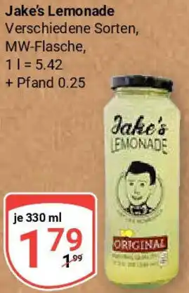 Globus Jake's Lemonade Angebot