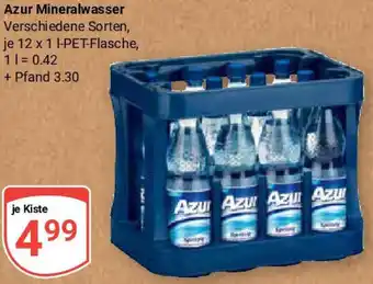 Globus Azur Mineralwasser Angebot