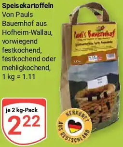 Globus Speisekartoffeln Angebot
