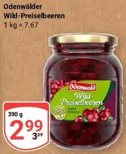 Globus Odenwälder Wild-Preiselbeeren Angebot