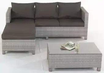 Möbel Inhofer Outdoor Gartenmöbel Lounge-Set Angebot