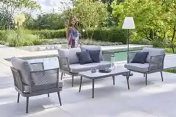 Möbel Inhofer Outdoor Gartenmöbel Gartensofa-Set 4-tlg Angebot
