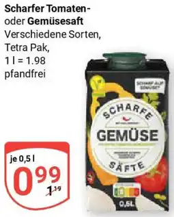 Globus Scharfer Tomaten oder Gemüsesaft Angebot