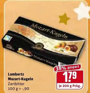 REWE Lambertz Mozart-Kugeln 100g Angebot