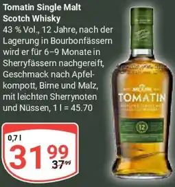 Globus Tomatin Single Malt Scotch Whisky Angebot