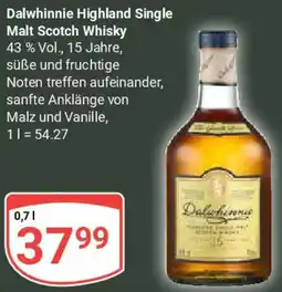 Globus Dalwhinnie Highland Single Malt Scotch Whisky Angebot