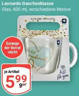 Globus Leonardo Geschenktasse Angebot