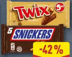Aldi Nord Twix Schokoriegel Angebot