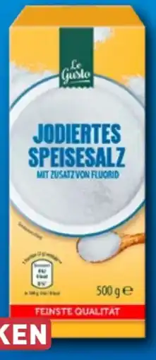 Aldi Nord Le Gusto Jodiertes Speisesalz Angebot