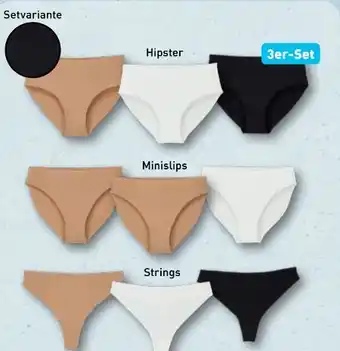 Aldi Nord Up2Fashion Damen Slips 3er Pack Angebot
