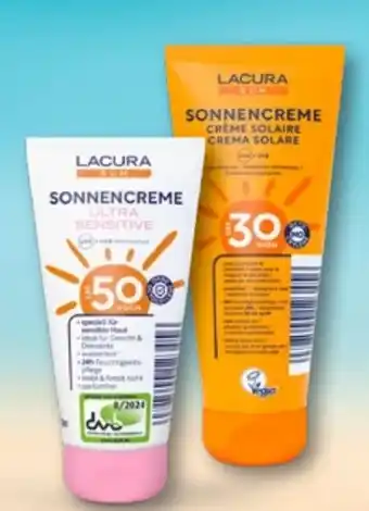 Aldi Nord Lacura Sonnencreme Ultra Sensitive LSF 50 Hoch Angebot