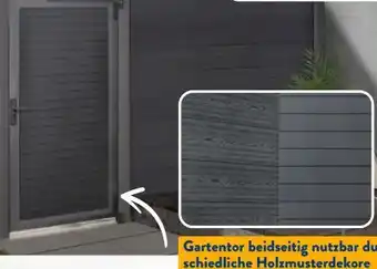 Aldi Nord Home Deluxe WPC Gartentor Callator Angebot