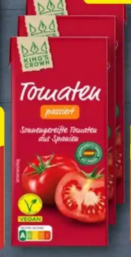 Aldi Nord King's Crown Passierte Tomaten Angebot