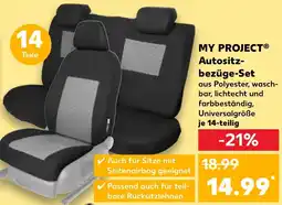 Kaufland MY PROJECT Autositzbezüge-Set Angebot