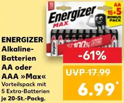 Kaufland ENERGIZER Alkaline Batterien Angebot