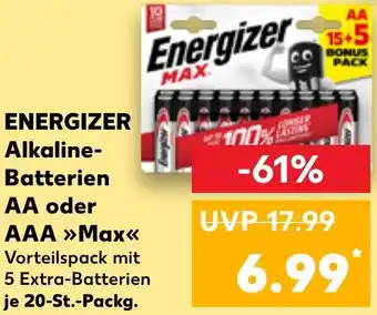 Kaufland ENERGIZER Alkaline Batterien Angebot