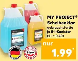 Kaufland MY PROJECT Scheibenklar Angebot