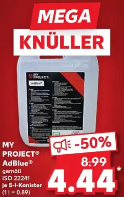 Kaufland MY PROJECT AdBlue Angebot