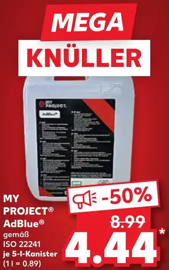 Kaufland MY PROJECT AdBlue Angebot