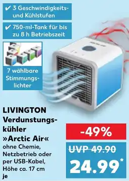 Kaufland LIVINGTON Verdunstungskühler Arctic Air Angebot