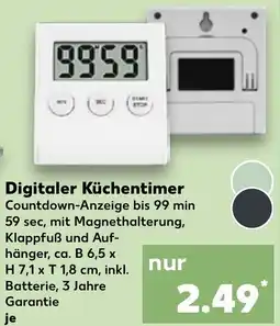 Kaufland Digitaler Küchentimer Angebot