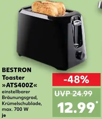 Kaufland BESTRON Toaster »ATS400Z« Angebot