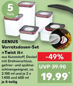 Kaufland GENIUS Vorratsdosen-Set Twist it Angebot