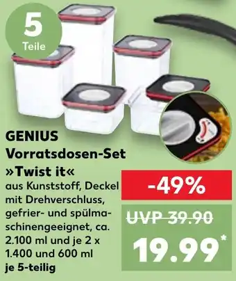 Kaufland GENIUS Vorratsdosen-Set Twist it Angebot