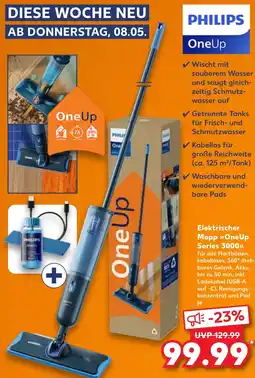 Kaufland PHILIPS Elektrischer Mopp OneUp Series 3000 Angebot