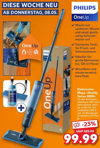 Kaufland PHILIPS Elektrischer Mopp OneUp Series 3000 Angebot
