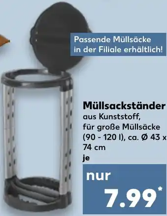 Kaufland Müllsackständer Angebot
