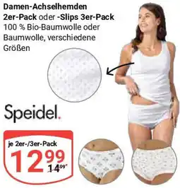 Globus Speidel Damen-Achselhemden oder Slips Angebot