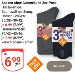 Globus nur die Socken ohne Gummibund 3er-Pack Angebot