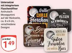 Globus Untersetzer mit integriertem Flaschenöffner Angebot