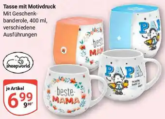 Globus Sheepworld Tasse mit Motivdruck Angebot