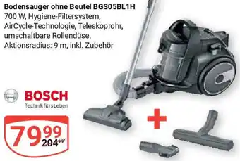Globus BOSCH Bodensauger ohne Beutel BGS05BL1H Angebot