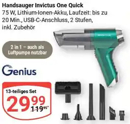 Globus Genius Handsauger Invictus One Quick Angebot