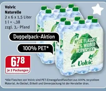 REWE Volvic Naturelle 2x6x1.5 liter Angebot