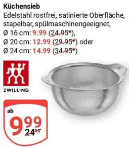 Globus ZWILLING Küchensieb Angebot