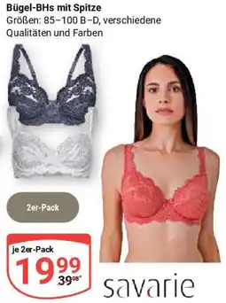 Globus Savarie Bügel-BHs mit Spitze Angebot