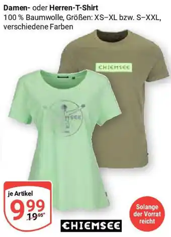 Globus CHIEMSEE Damen- oder Herren-T-Shirt Angebot
