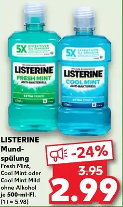 Kaufland LISTERINE Mundspülung Angebot