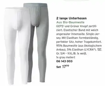 Tchibo 2 Lange Unterhosen Angebot