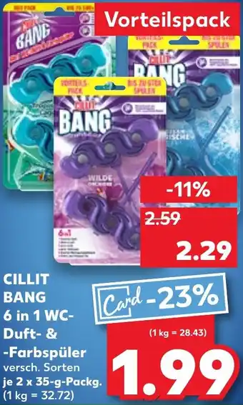 Kaufland CILLIT BANG 6 in 1 WC-Duft- & Farbspüler Angebot
